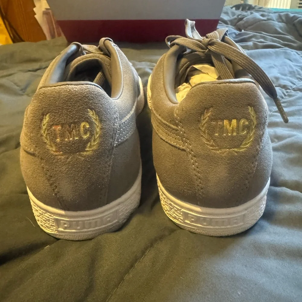 TMC Puma Gray Suede Men's Shoes Nipsey Hussle Men’s Puma Suede x TMC - Picture 14 of 16